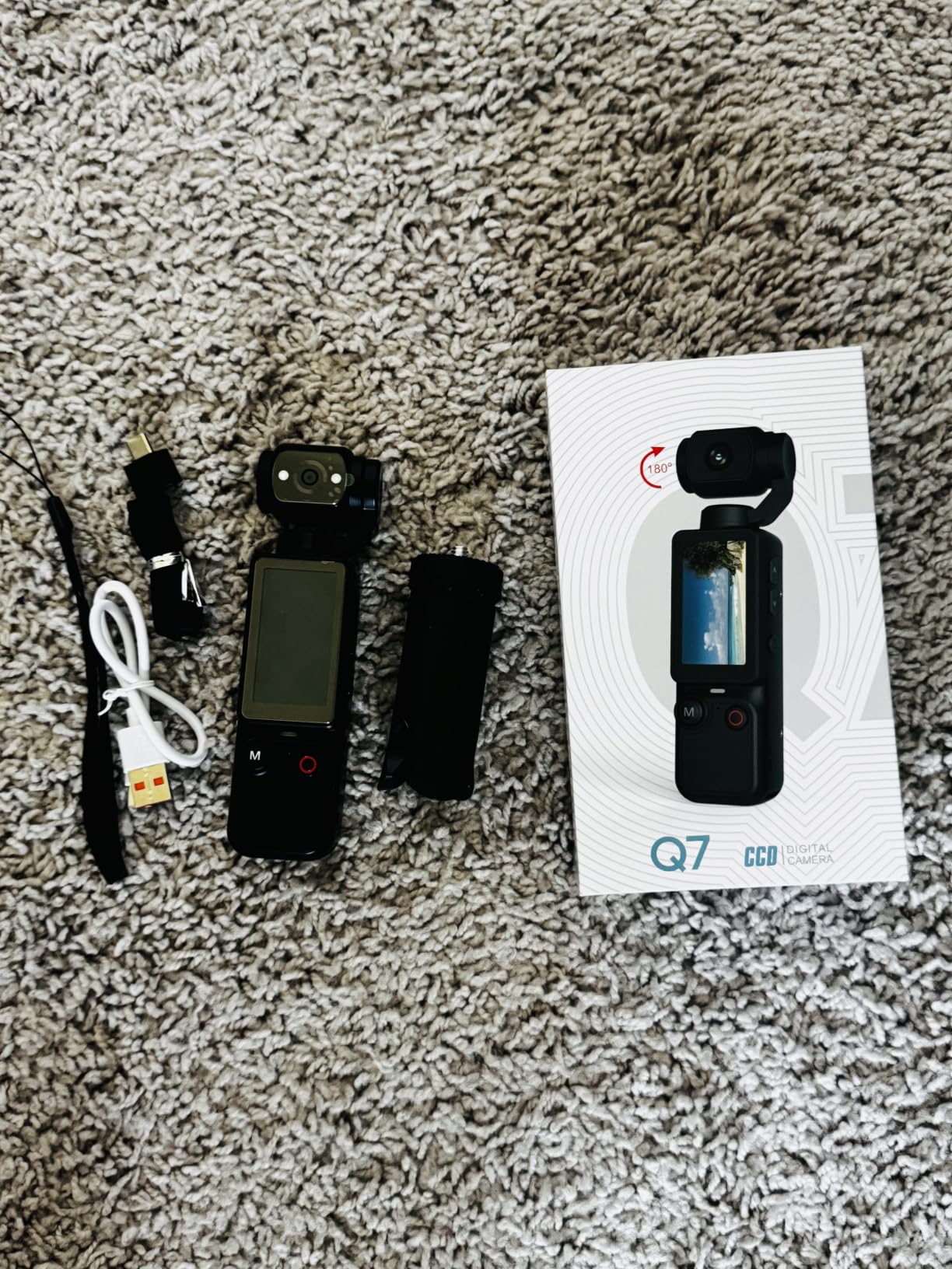 Vlogging Camera, Mini Camcorder, Portable Handheld Video Camera customer photo 2