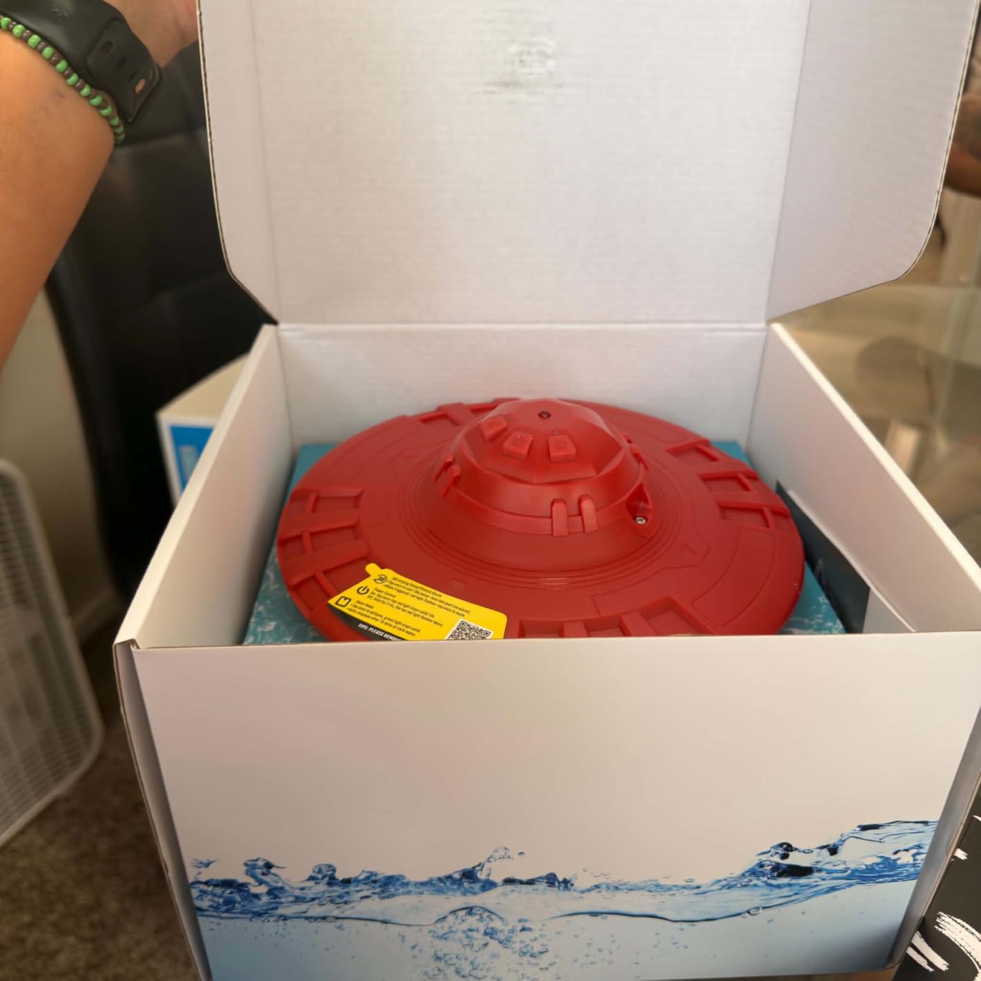 Pool Alarm for Inground & Above Ground Pools, Floating Pool Safety Alarm for Kids & Pets, No App, No WiFi Needed, 85dB+ Loud Alert at 10 ft, Adjustable Sensitivity, Covers 20x40ft (WH&GR) customer photo 2