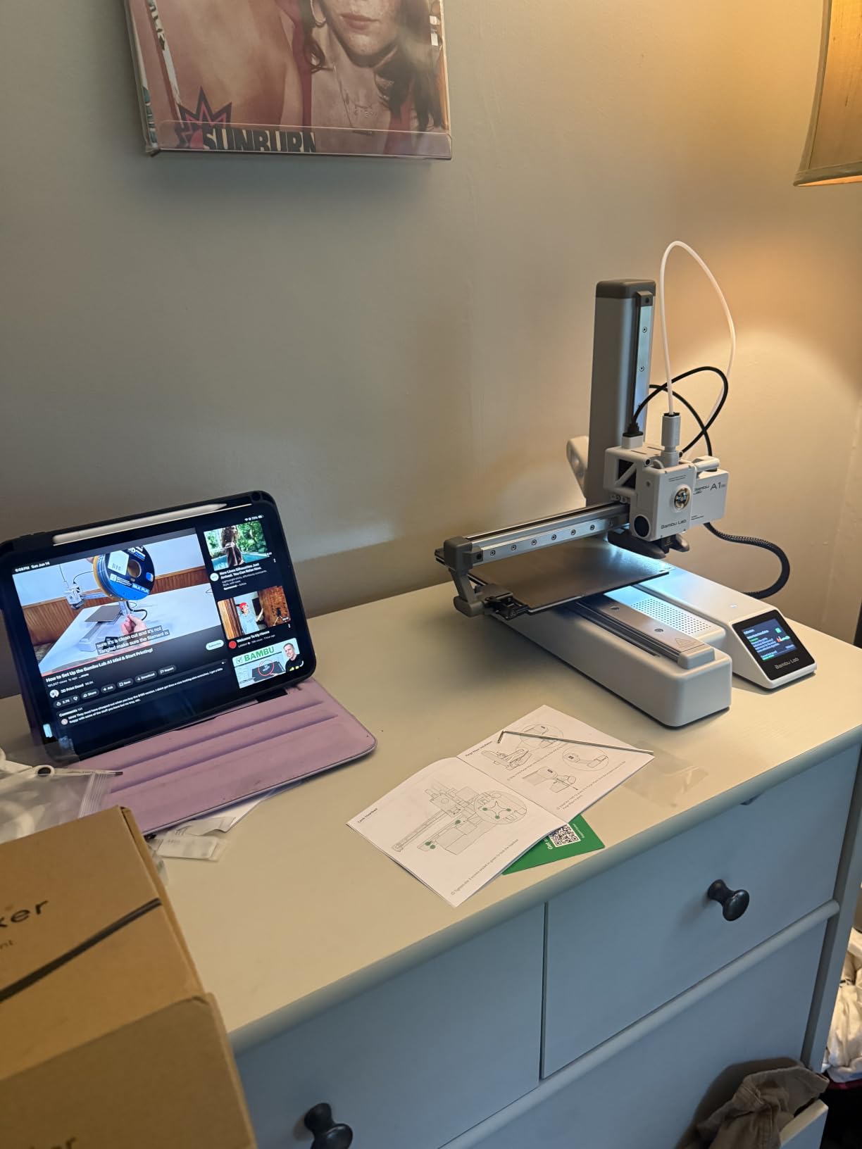 Bambu Lab A1 mini 3D Printer + LED Lamp Kit, Ready-to-Use for Beginners customer photo 1