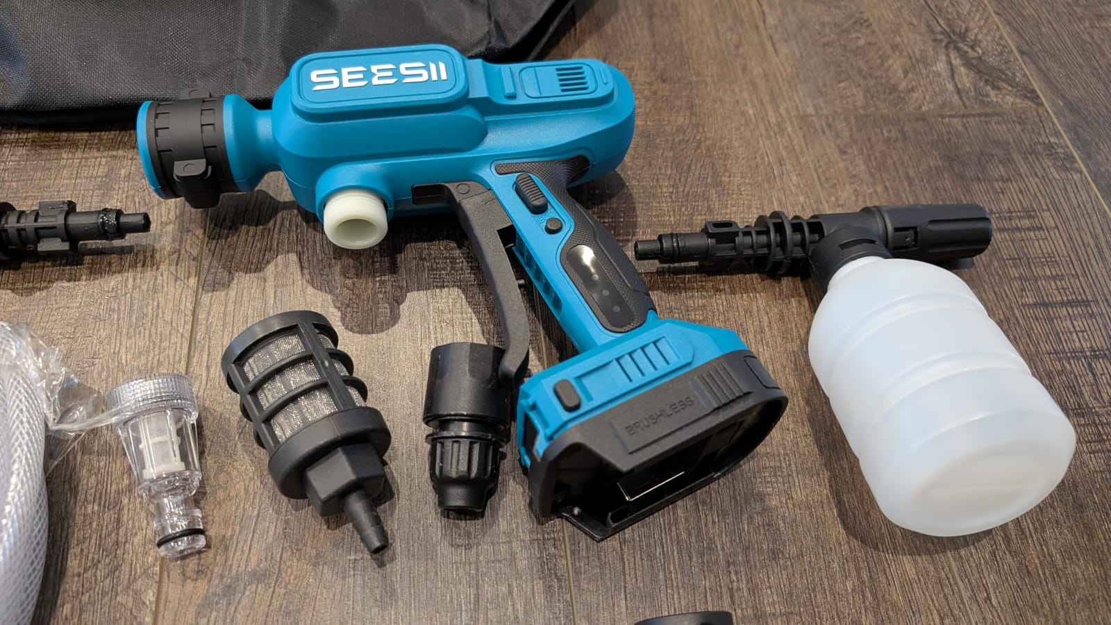 SEESII Cordless Pressure Washer 1250PSI, Portable Power Washer customer photo 1