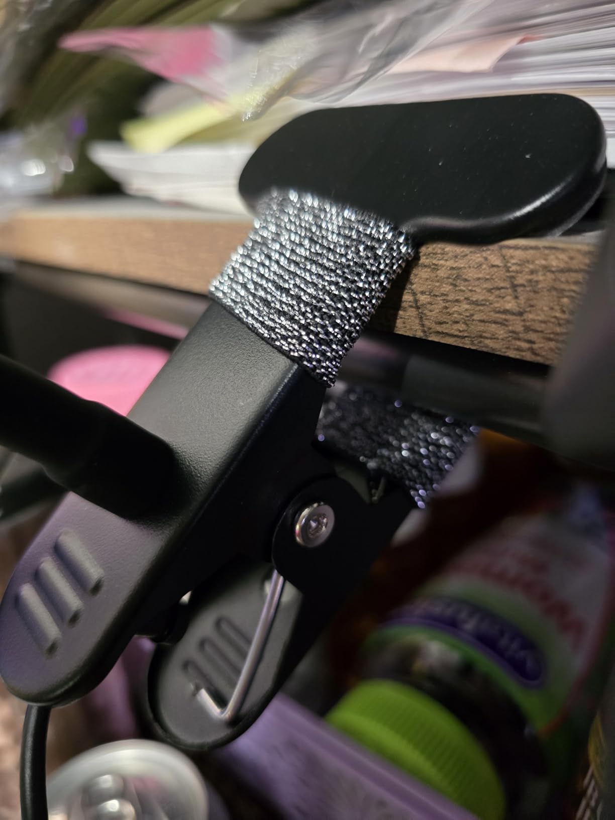 Clip on LED Light for Easel Painting & Nail Tech, White customer photo 2