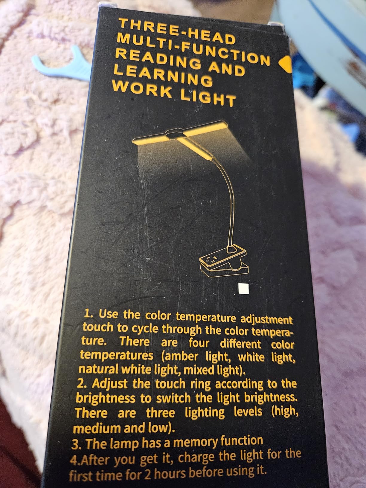 2 Pack Clip-On Easel Light, Rechargeable Artist Lamp for Painting customer photo 2