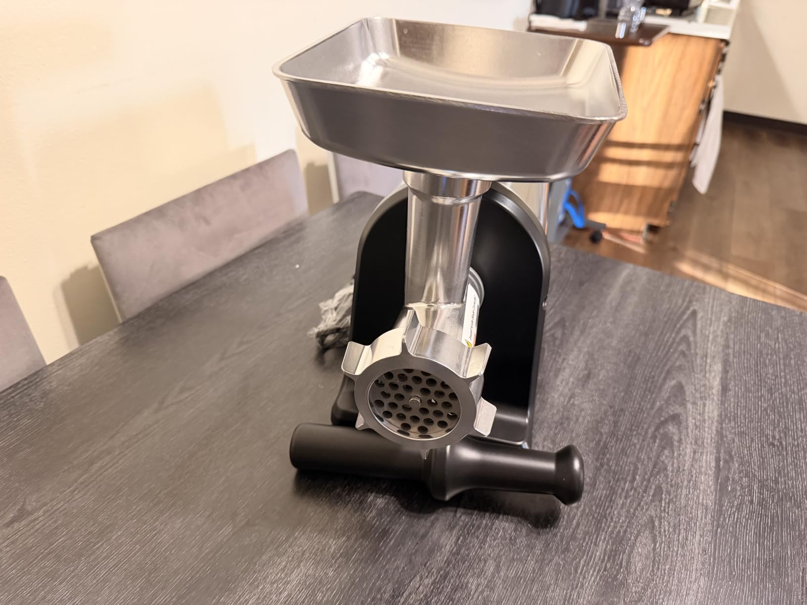AAOBOSI #12 Heavy Duty Meat Grinder, 3000W, Built for Hunting & Wild Game customer photo 2