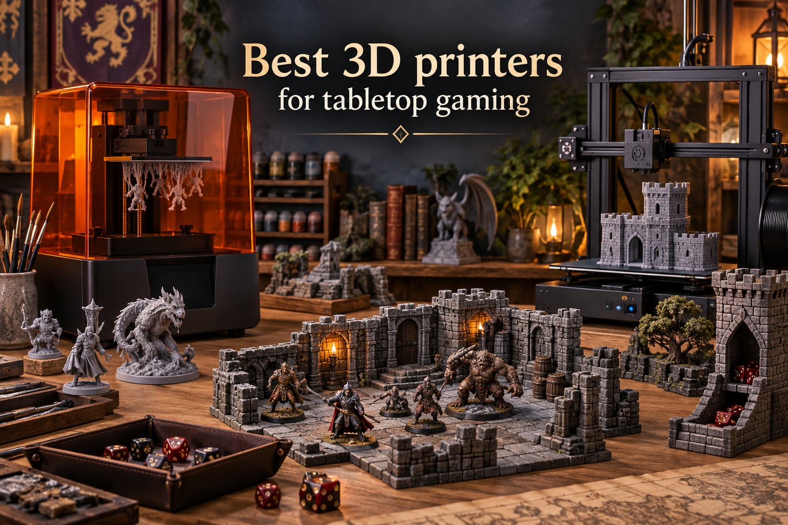 Best 3D printers for tabletop gaming
