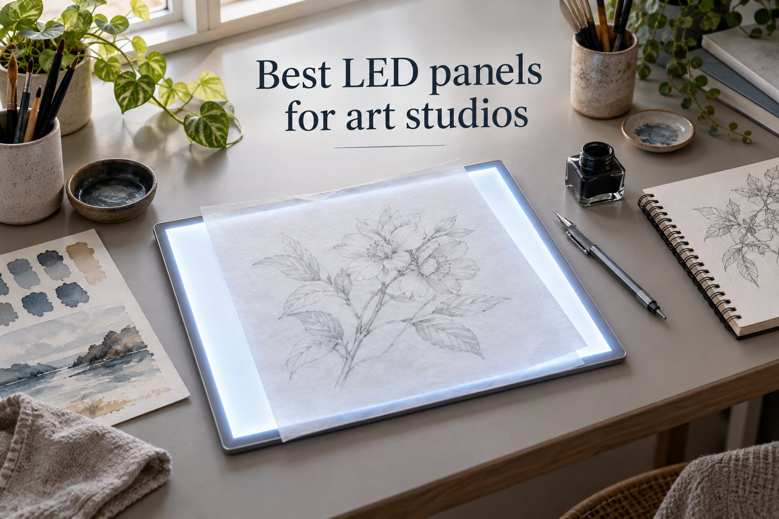 Best LED panels for art studios