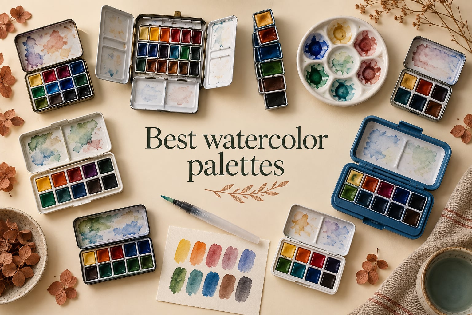 Best watercolor palettes