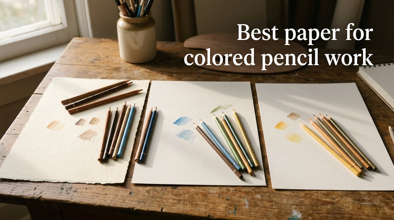 Best paper for colored pencil work