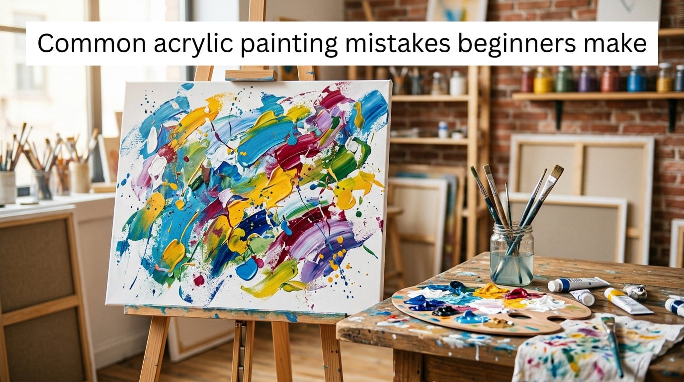 Common acrylic painting mistakes beginners make