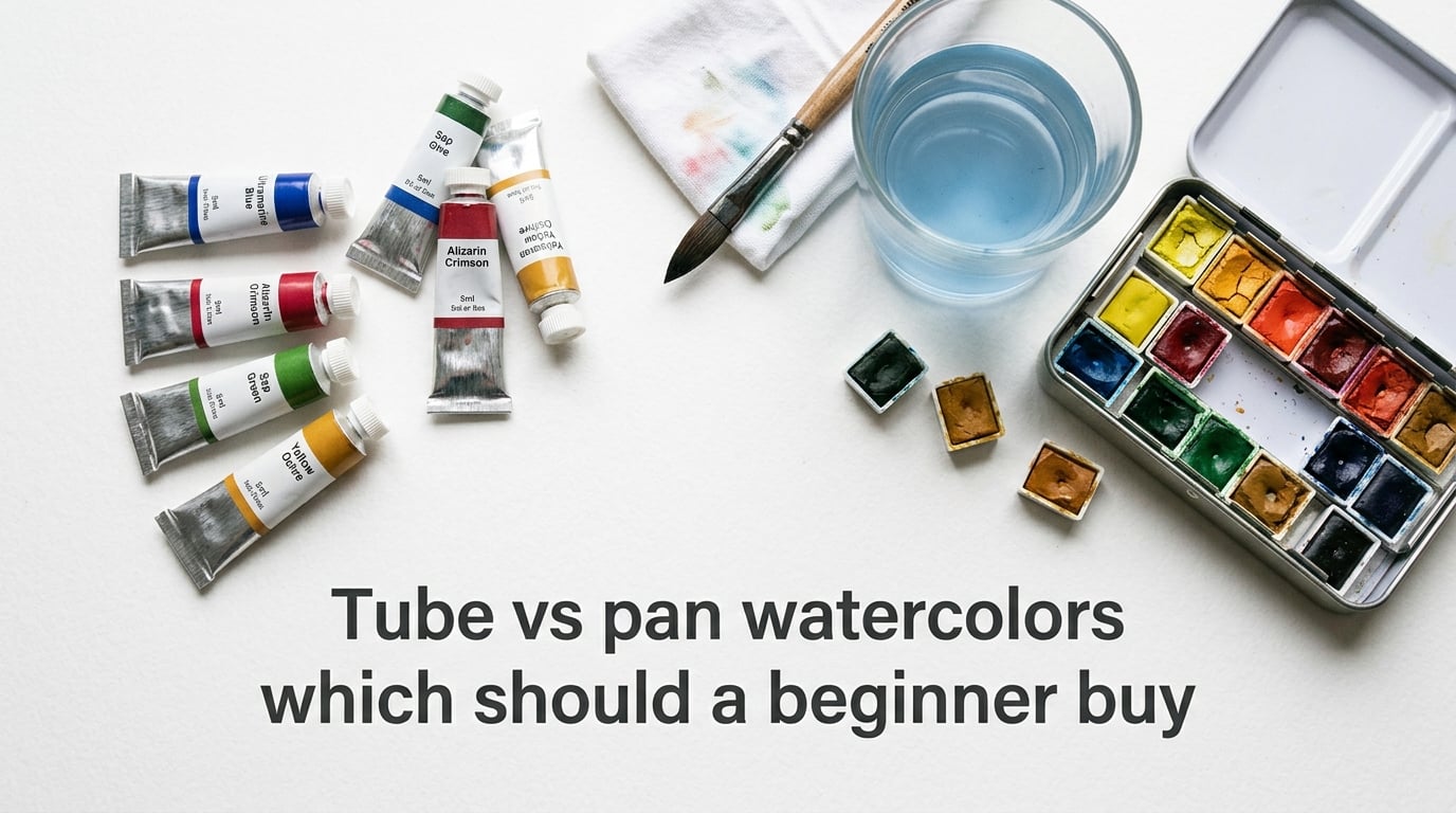 Tube vs pan watercolors which should a beginner buy