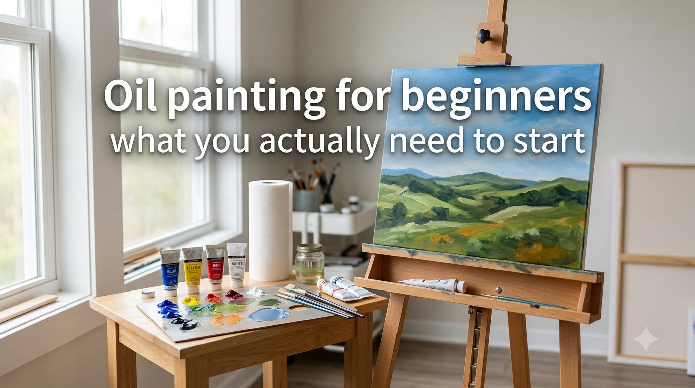 Oil painting for beginners what you actually need to start