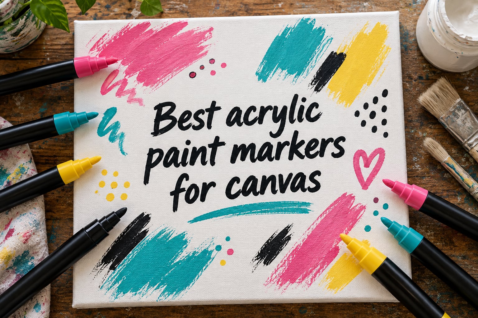 Best acrylic paint markers for canvas