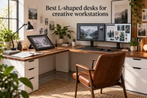 Best L-shaped desks for creative workstations