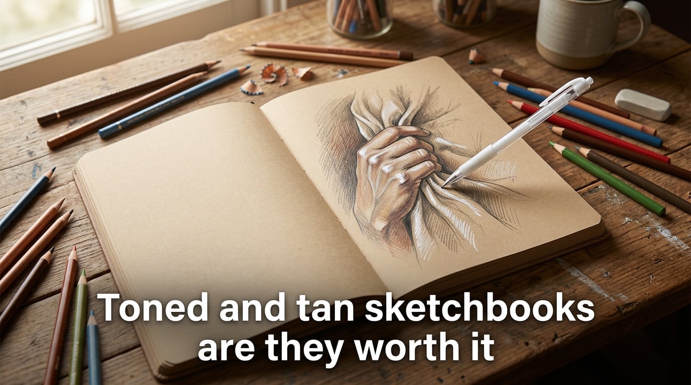 Toned and tan sketchbooks are they worth it