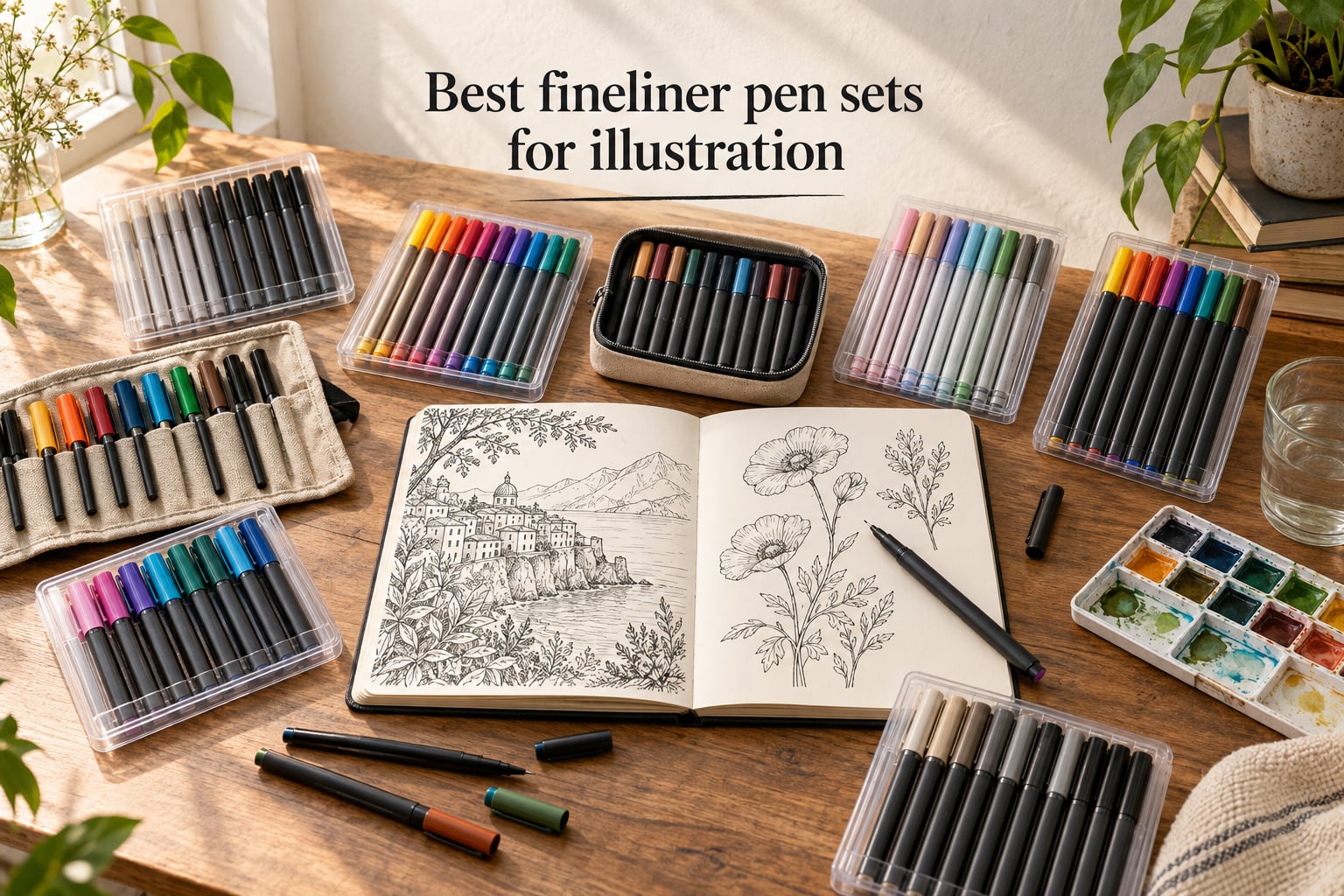 Best fineliner pen sets for illustration