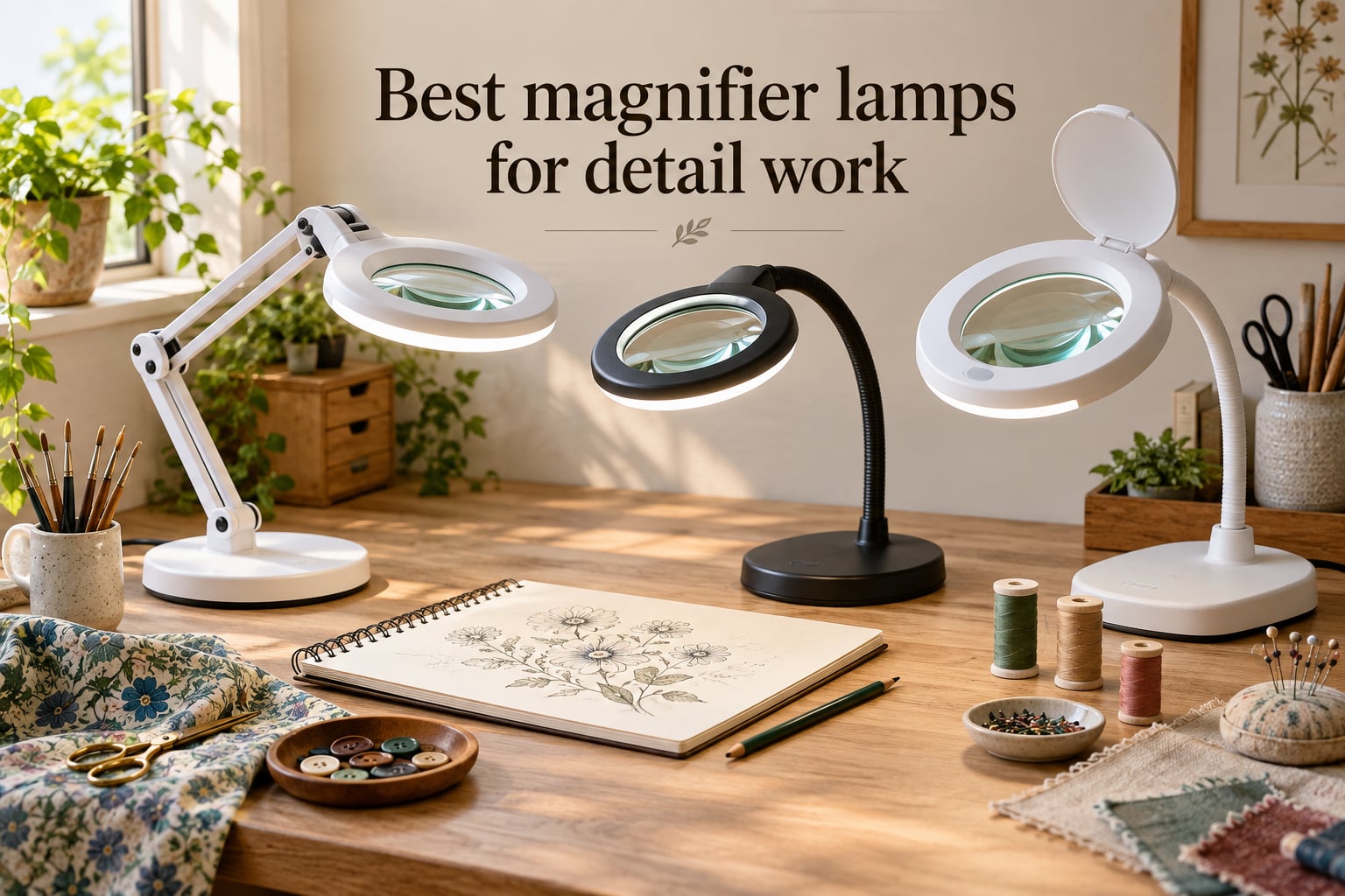 Best magnifier lamps for detail work