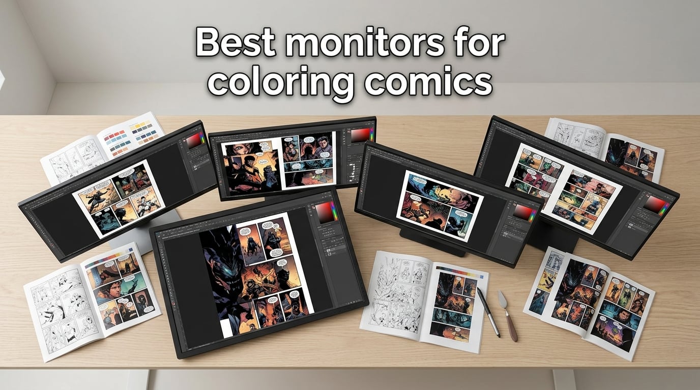 Best monitors for coloring comics