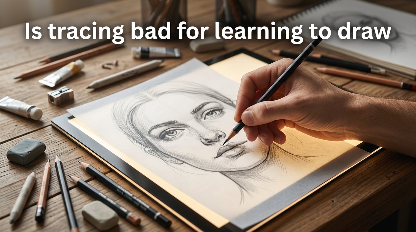 Is tracing bad for learning to draw