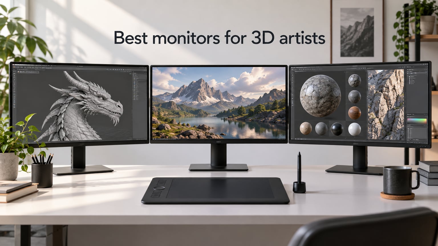 Best monitors for 3D artists