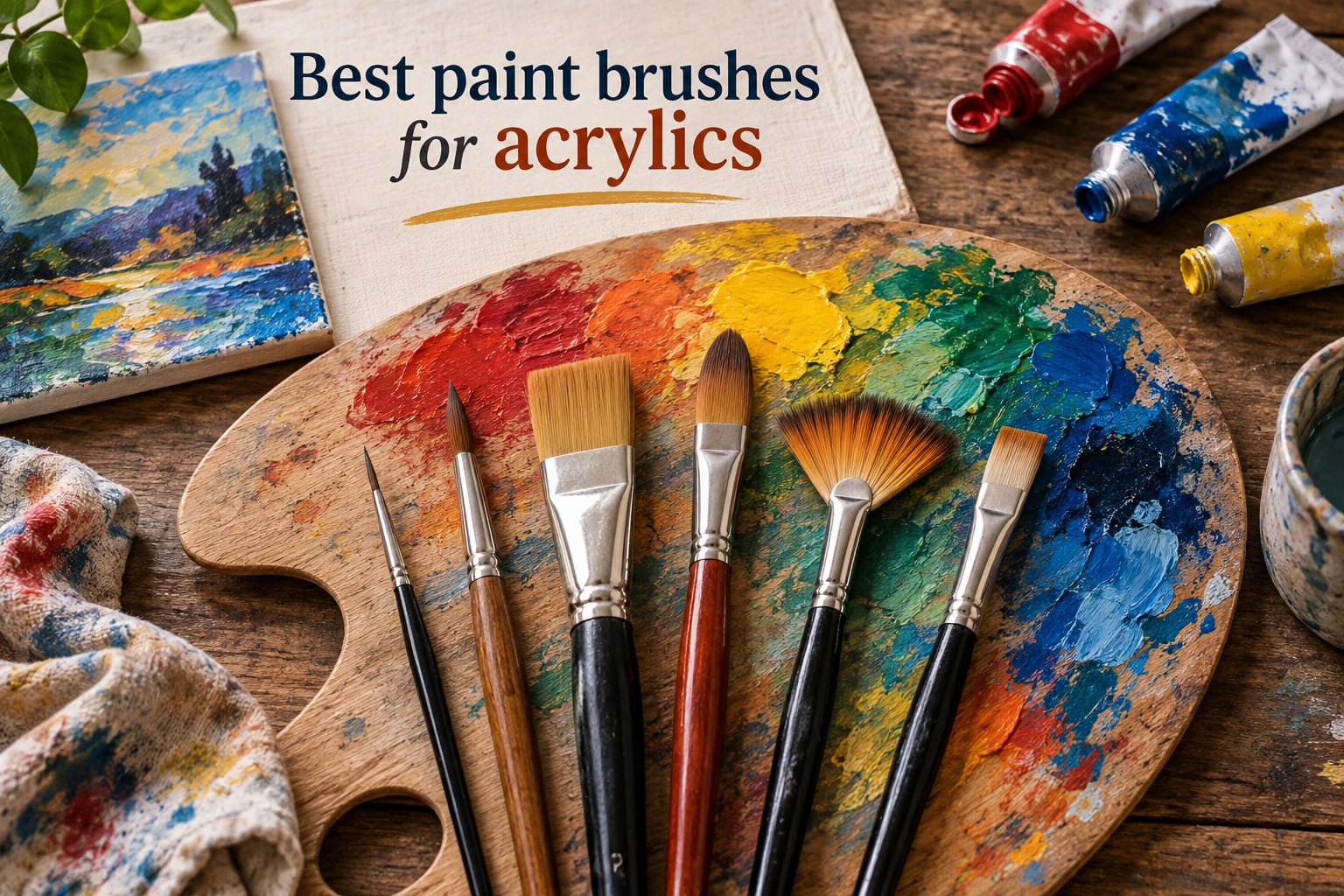 Best paint brushes for acrylics