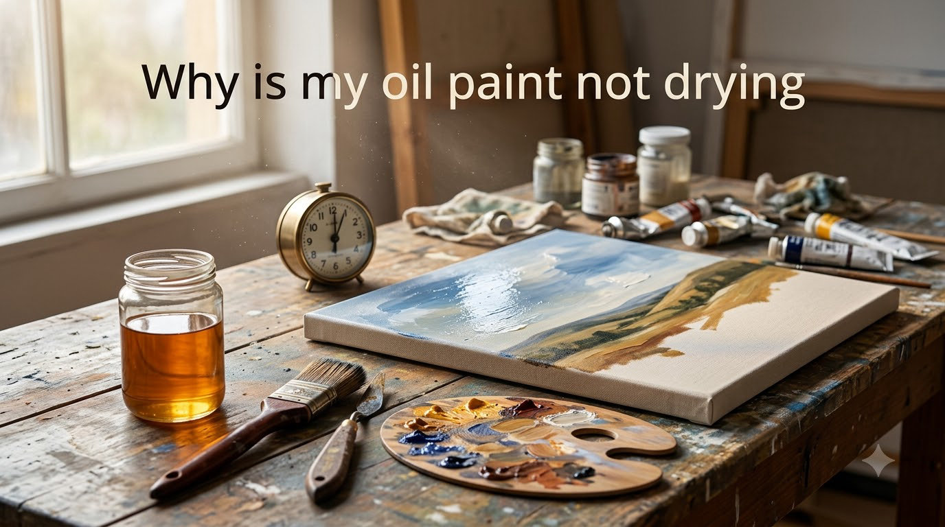 Why is my oil paint not drying