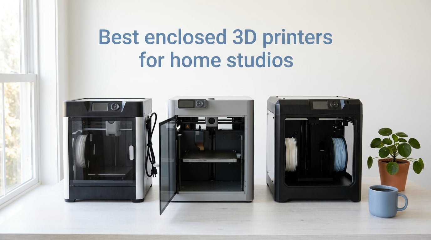 Best enclosed 3D printers for home studios