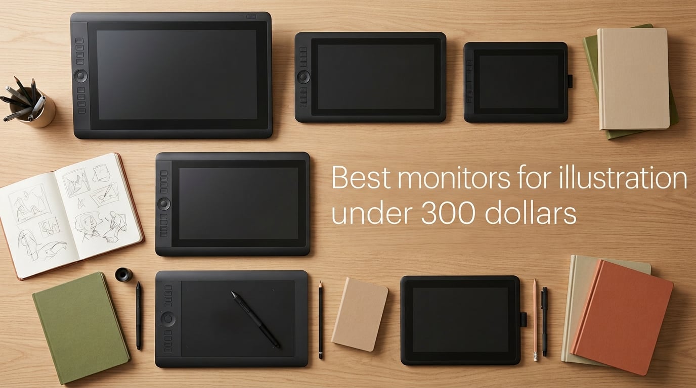 Best monitors for illustration under 300 dollars