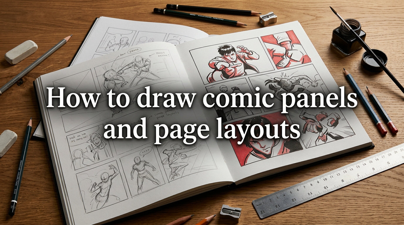 How to draw comic panels and page layouts