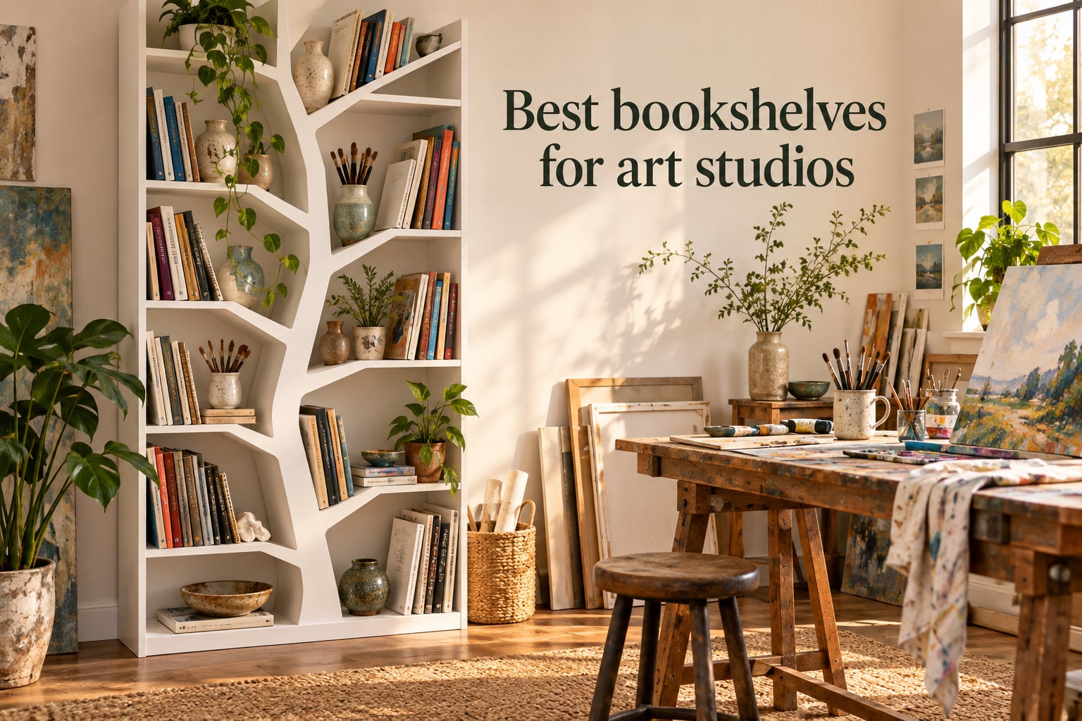 Best bookshelves for art studios