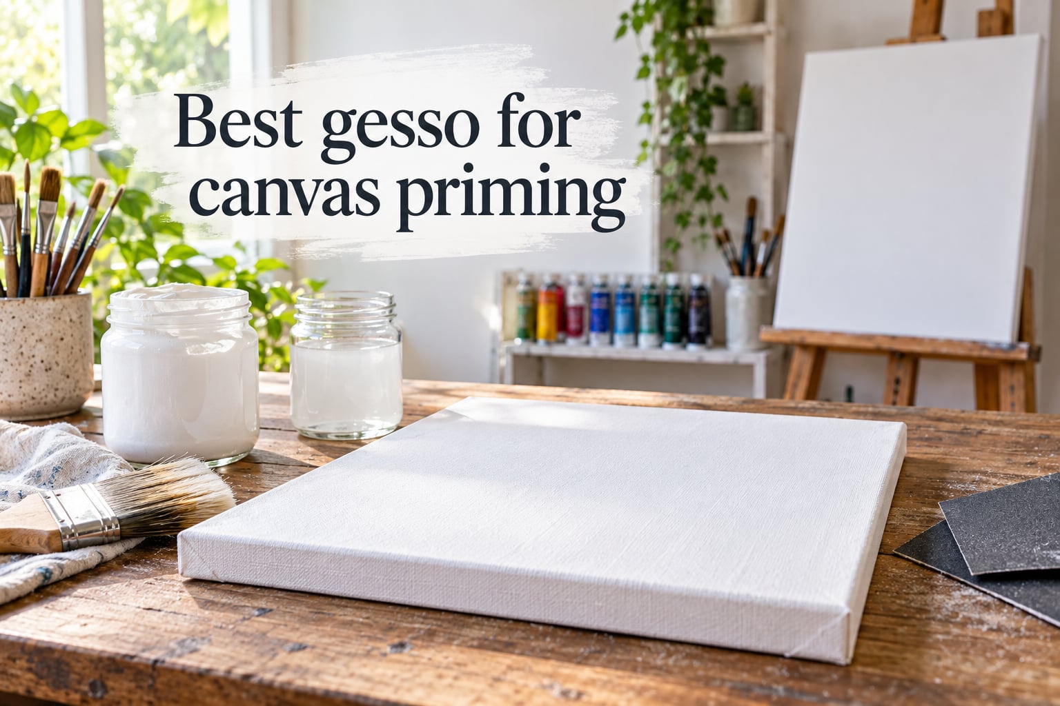 Best gesso for canvas priming