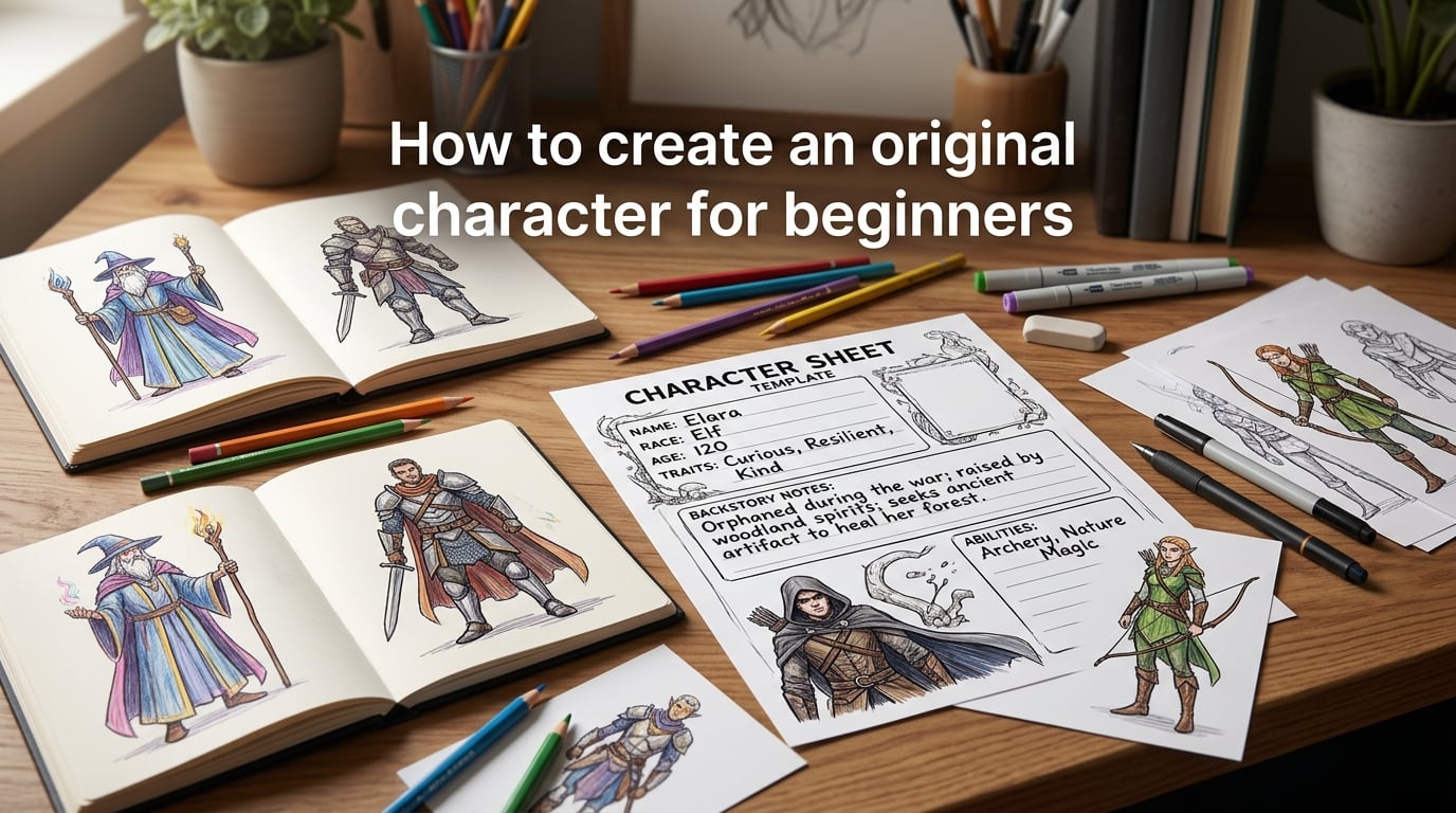 How to create an original character for beginners