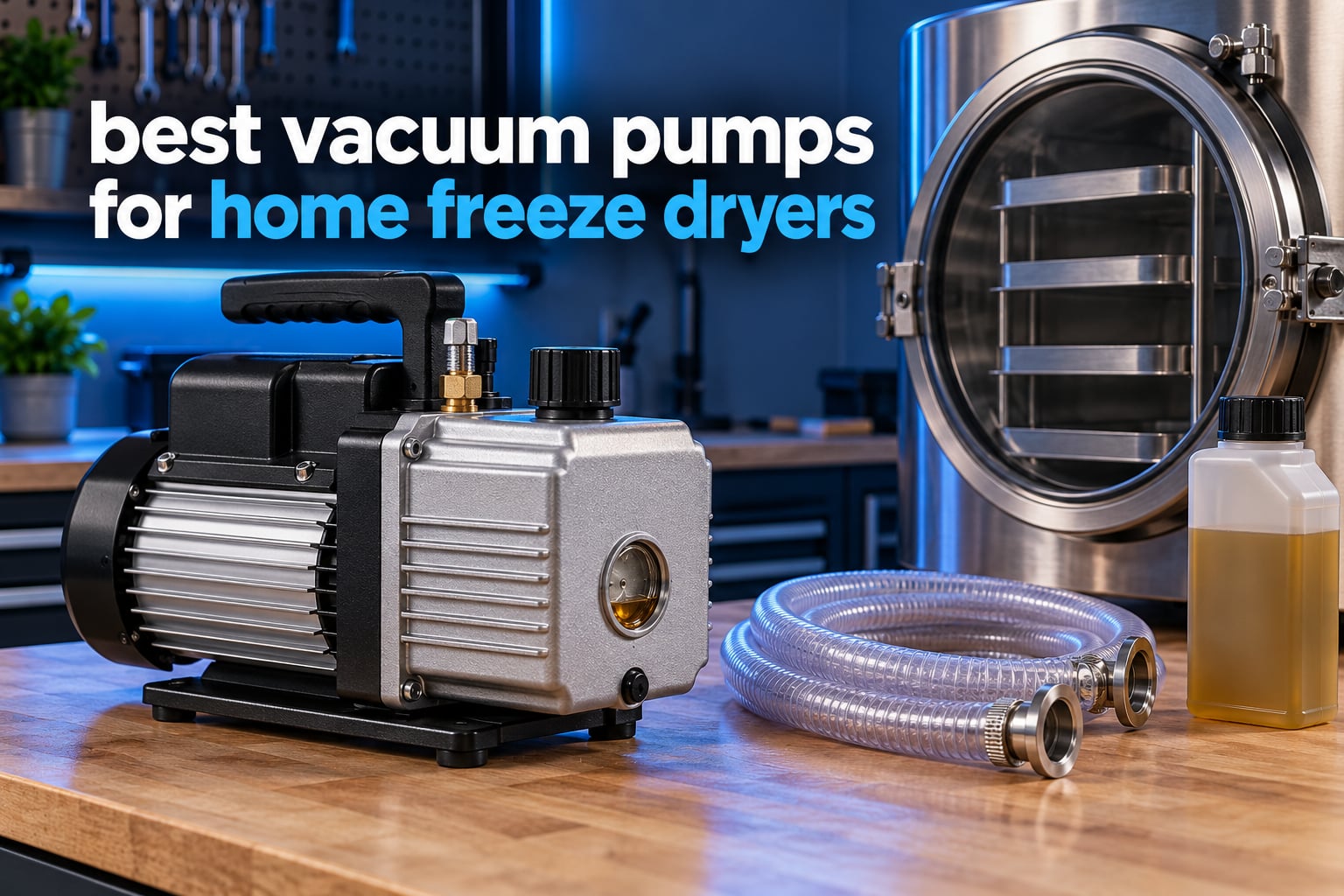 best vacuum pumps for home freeze dryers