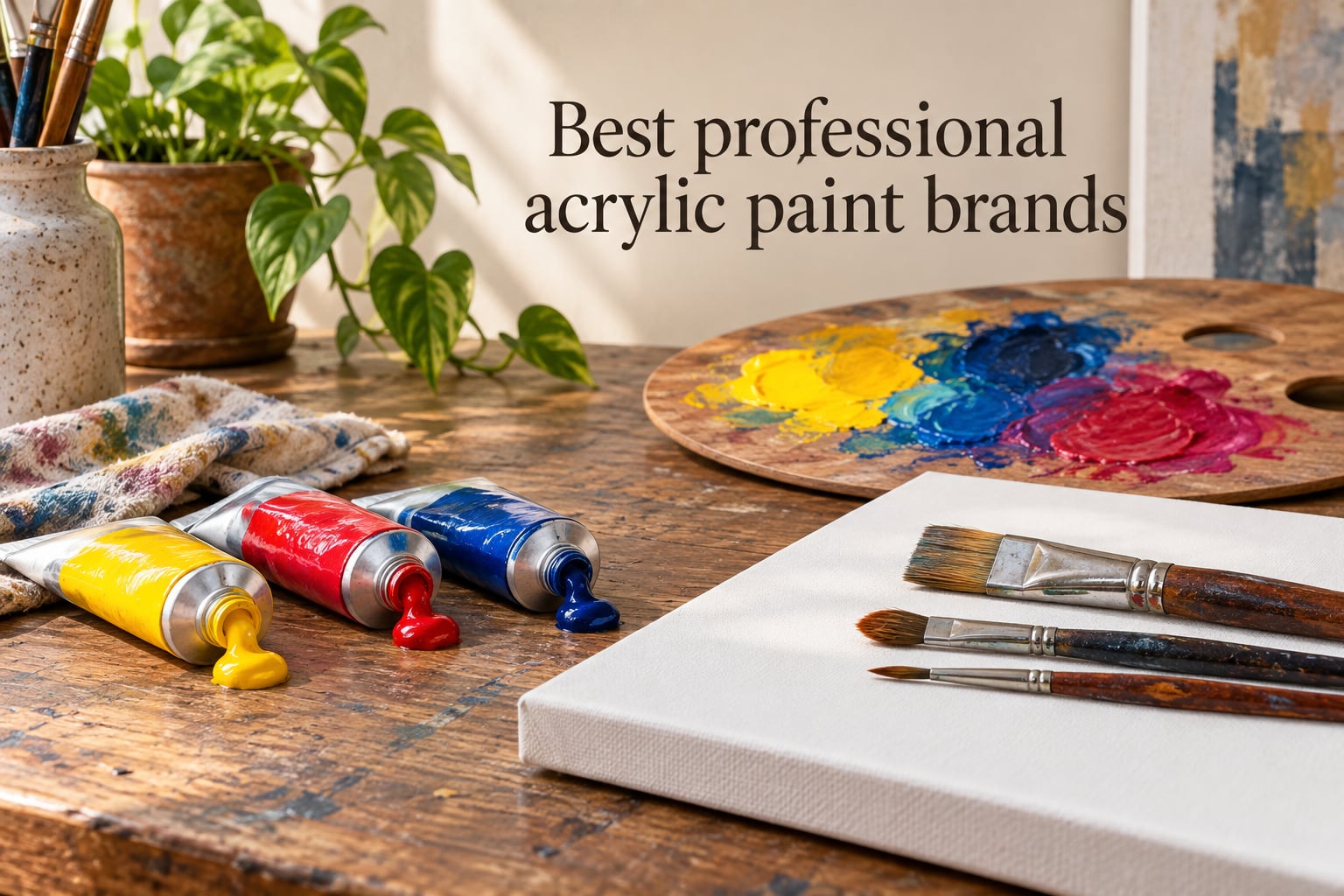 Best professional acrylic paint brands