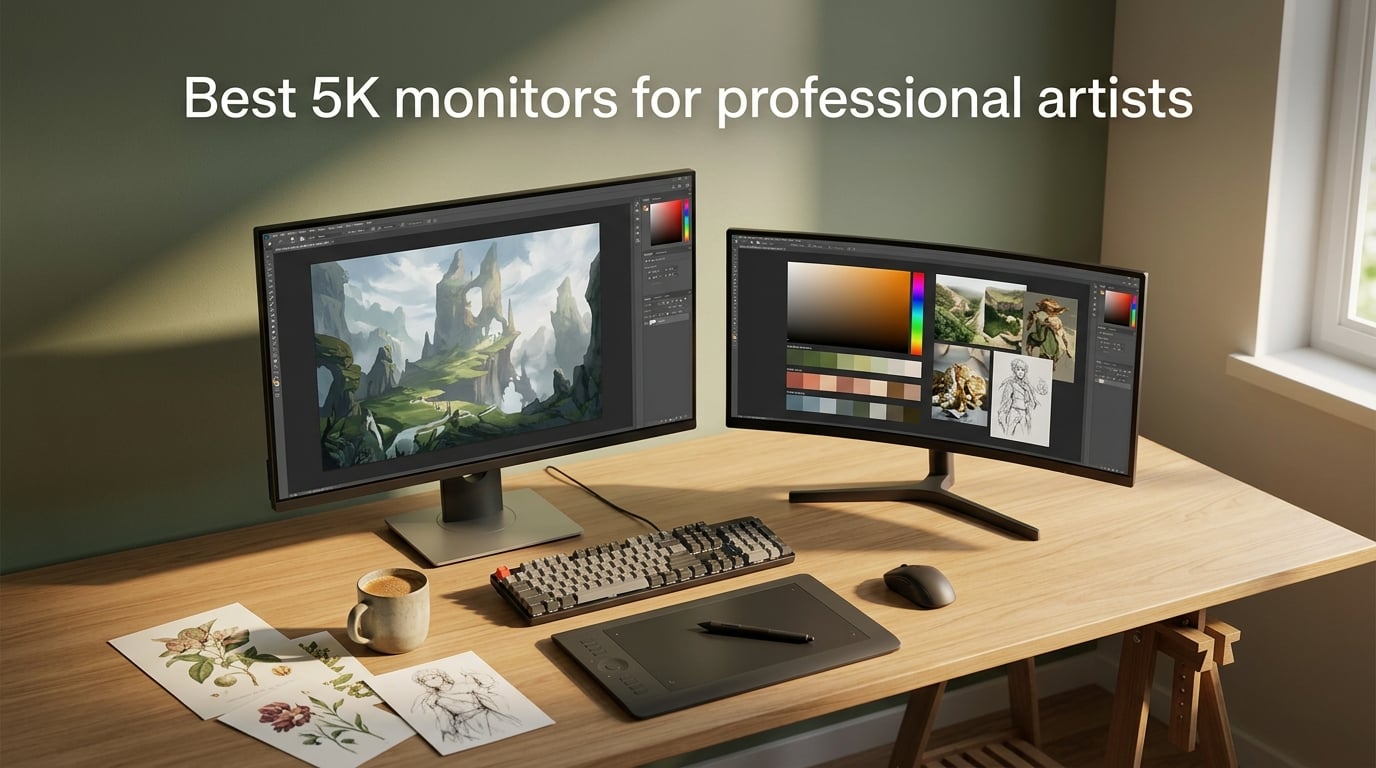 Best 5K monitors for professional artists