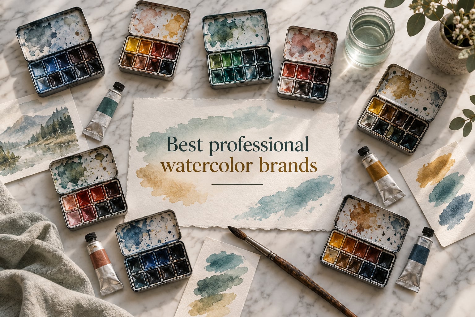 Best professional watercolor brands