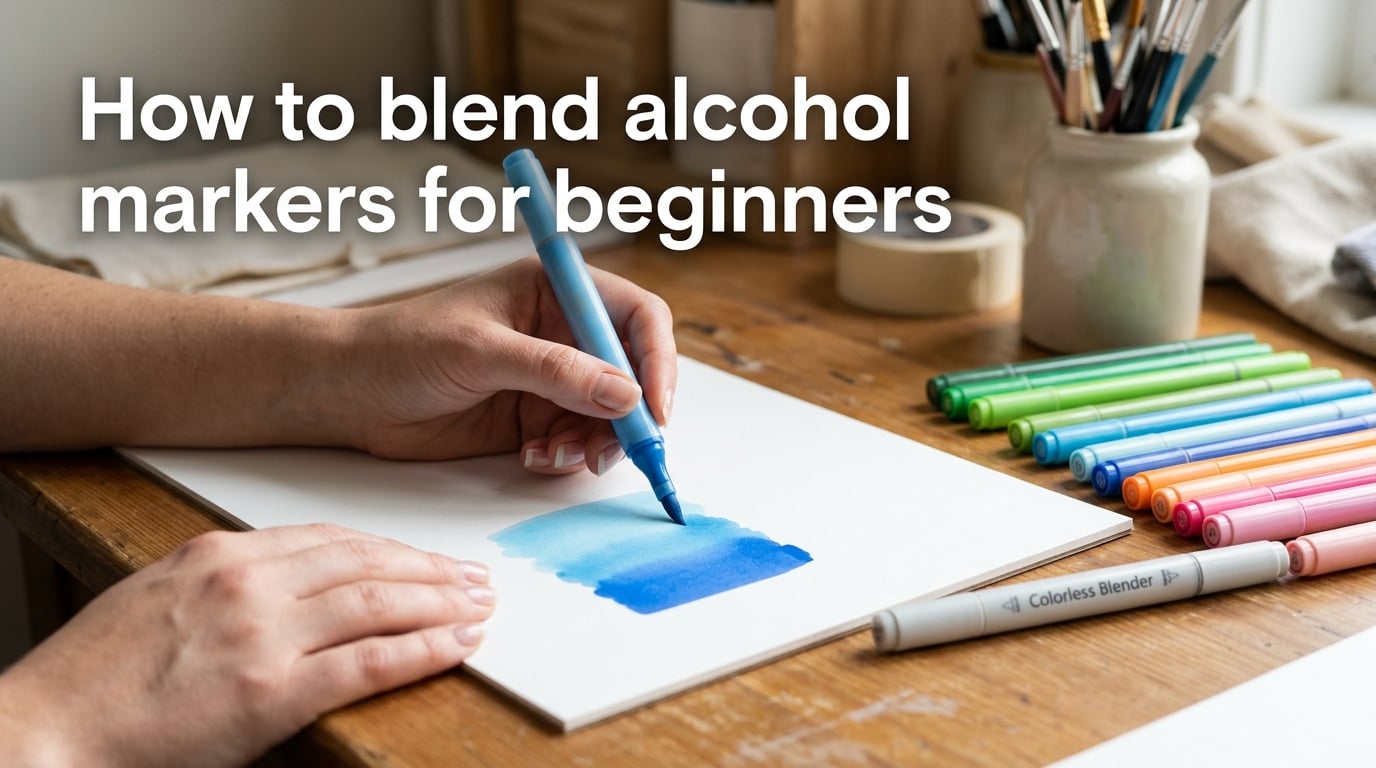 How to blend alcohol markers for beginners