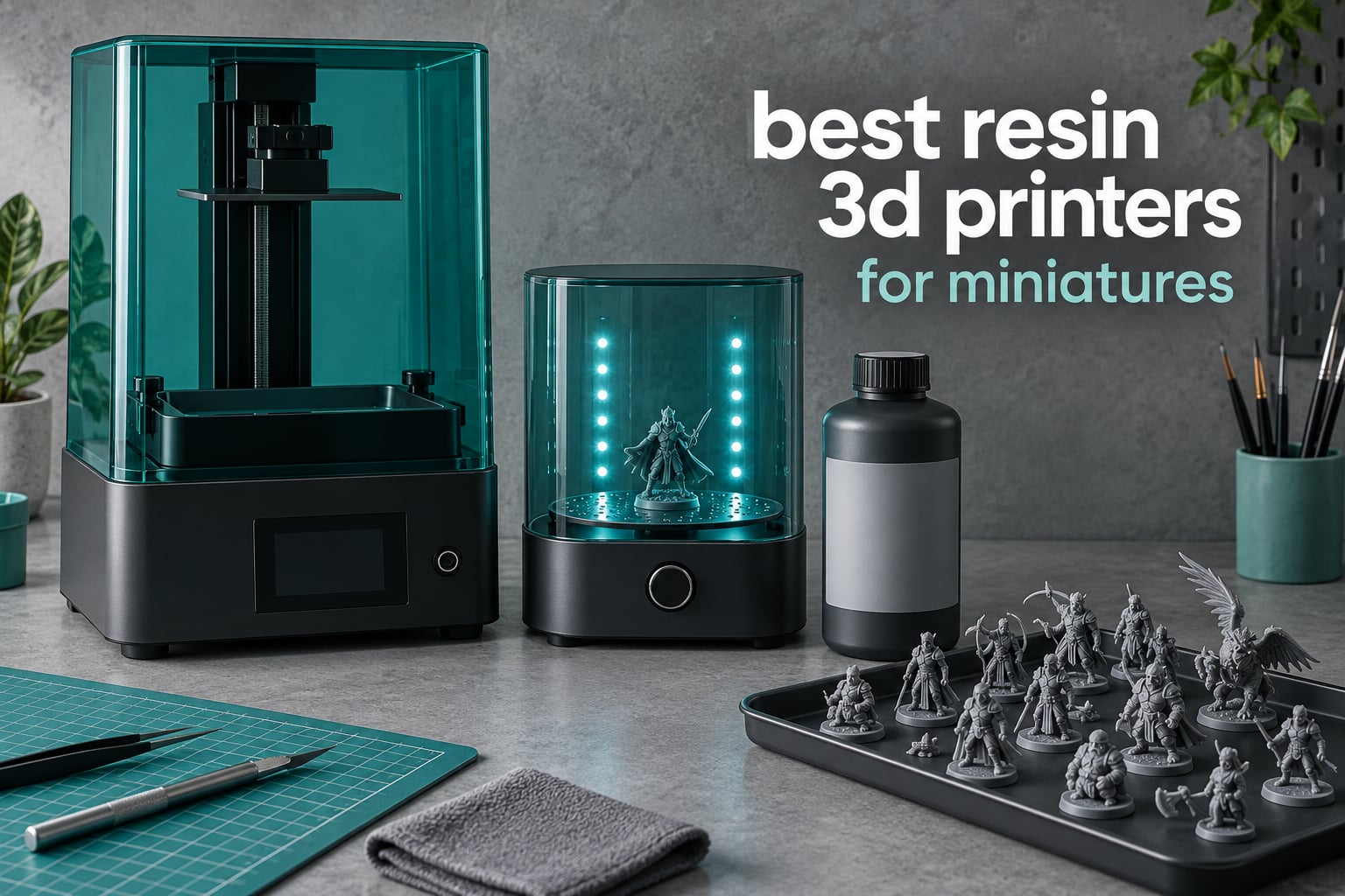 best resin 3d printers for miniatures