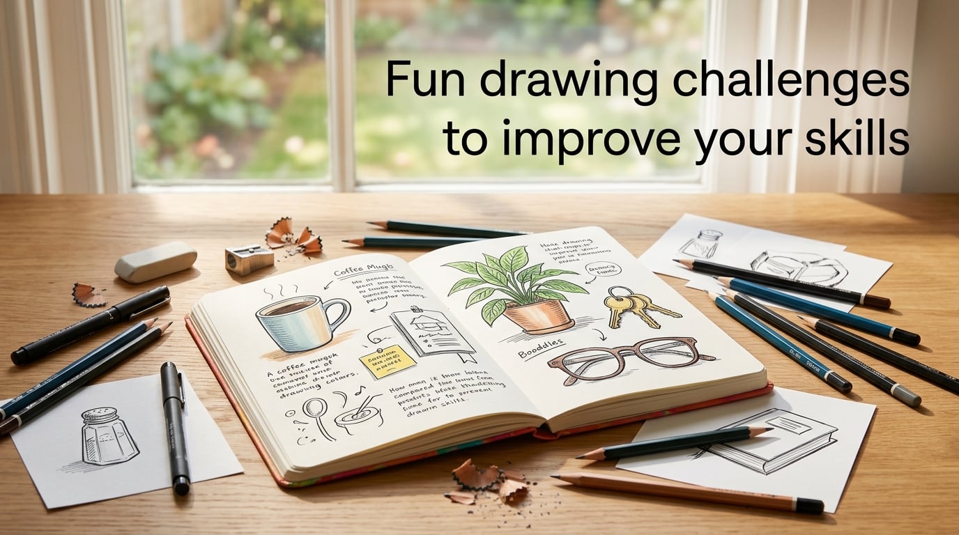 Fun drawing challenges to improve your skills