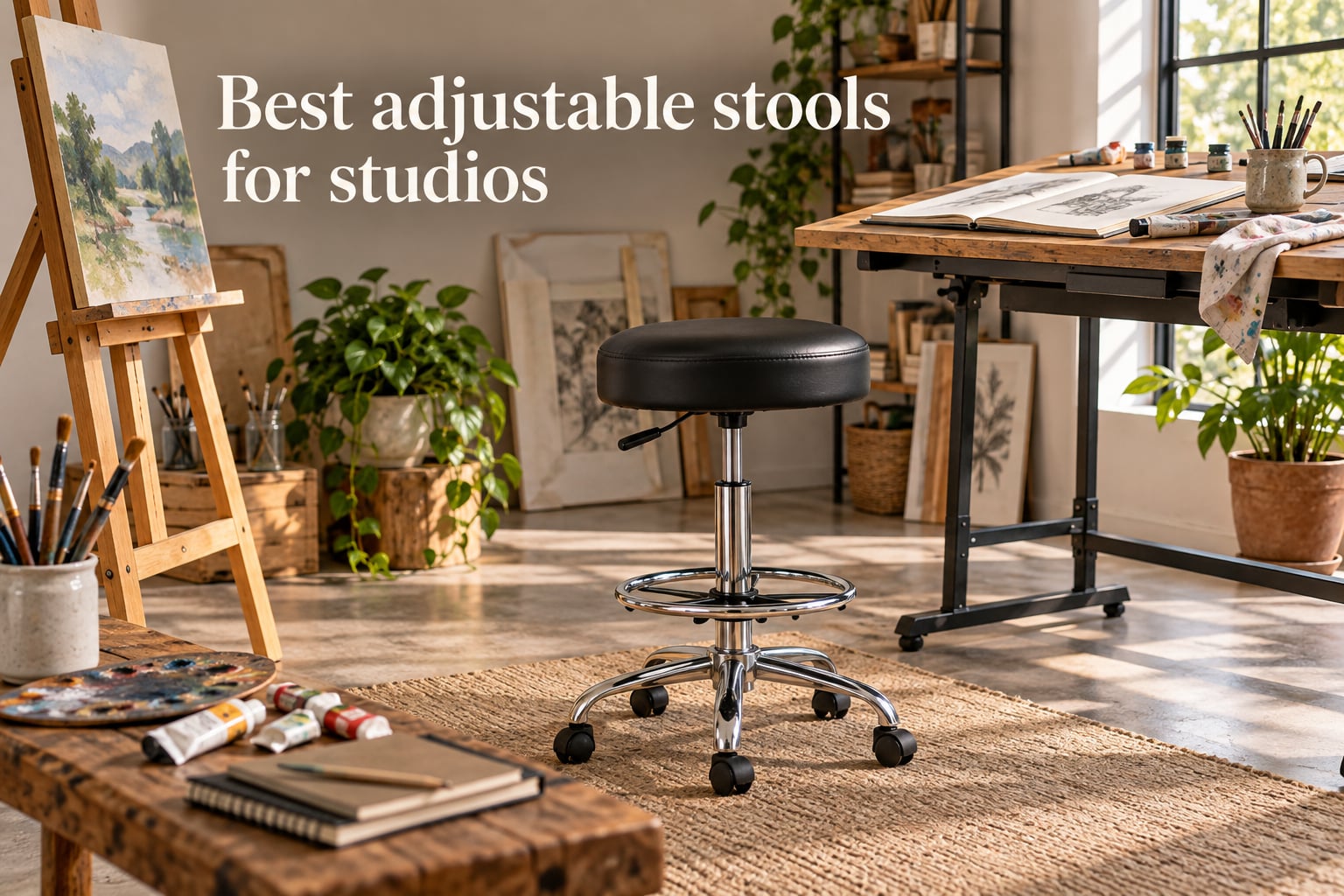 Best adjustable stools for studios