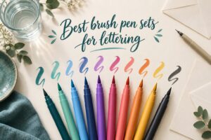 Best brush pen sets for lettering