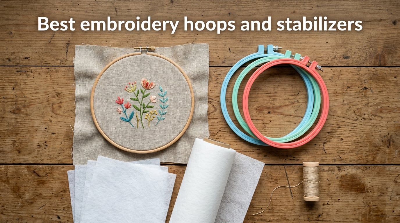 Best embroidery hoops and stabilizers
