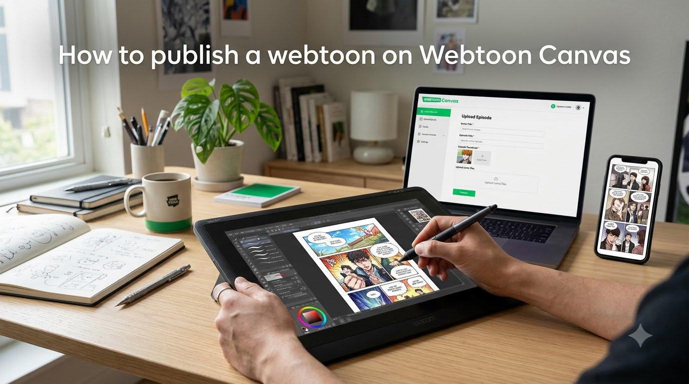 How to publish a webtoon on Webtoon Canvas