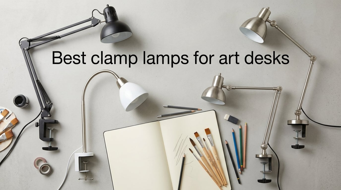 Best clamp lamps for art desks