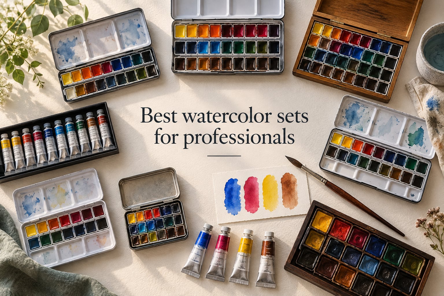 Best watercolor sets for professionals