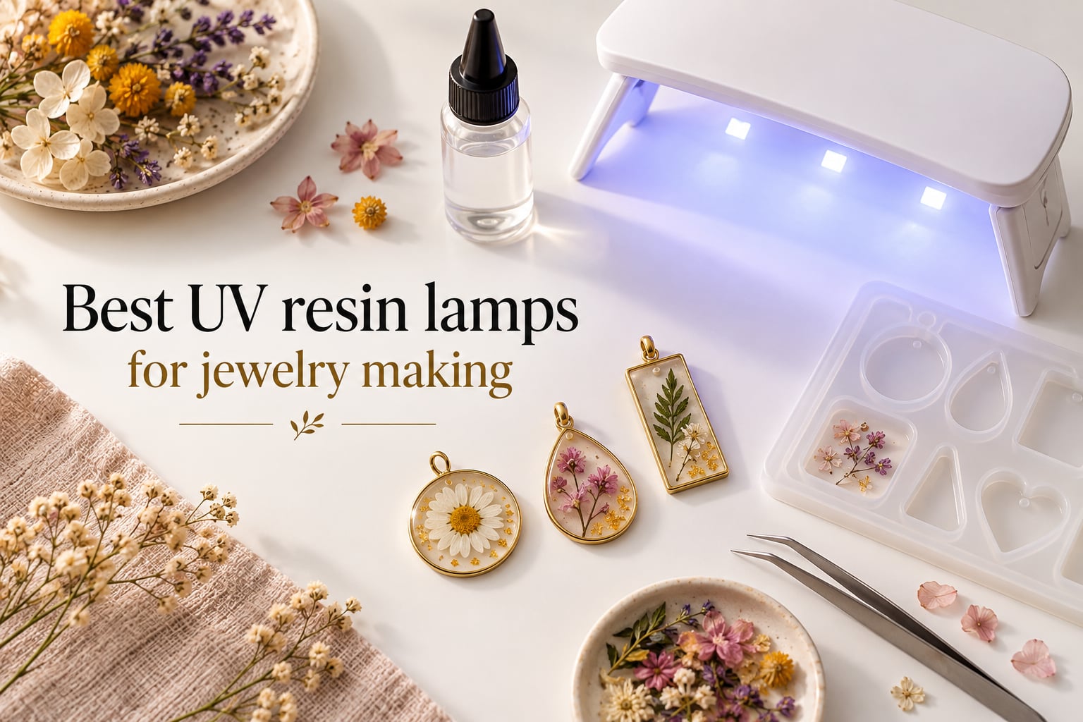 Best UV resin lamps for jewelry making