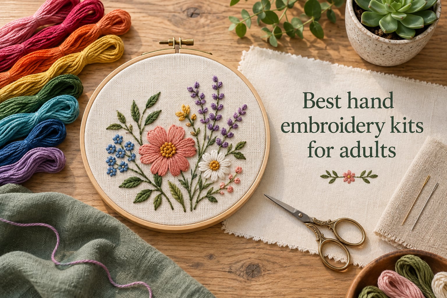 Best hand embroidery kits for adults