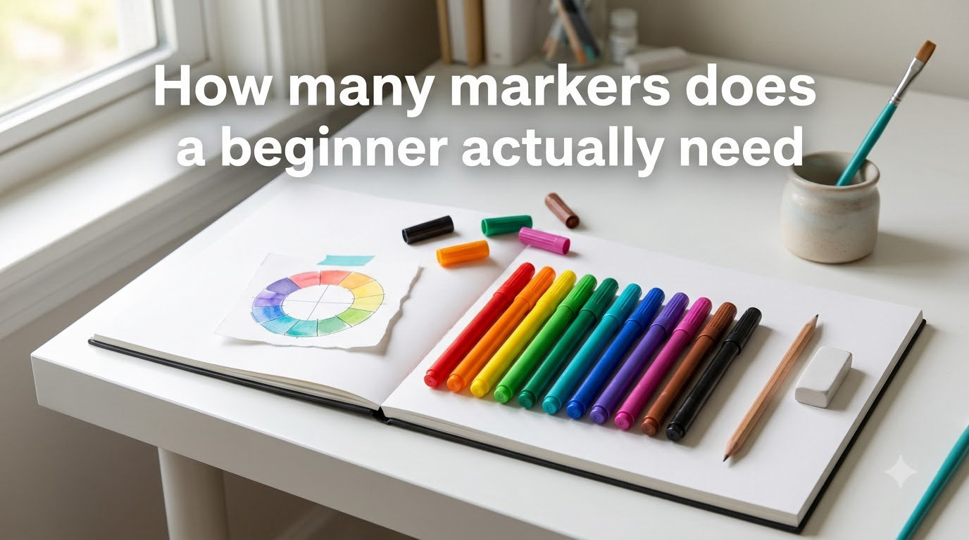How many markers does a beginner actually need