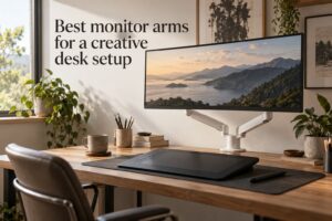 Best monitor arms for a creative desk setup