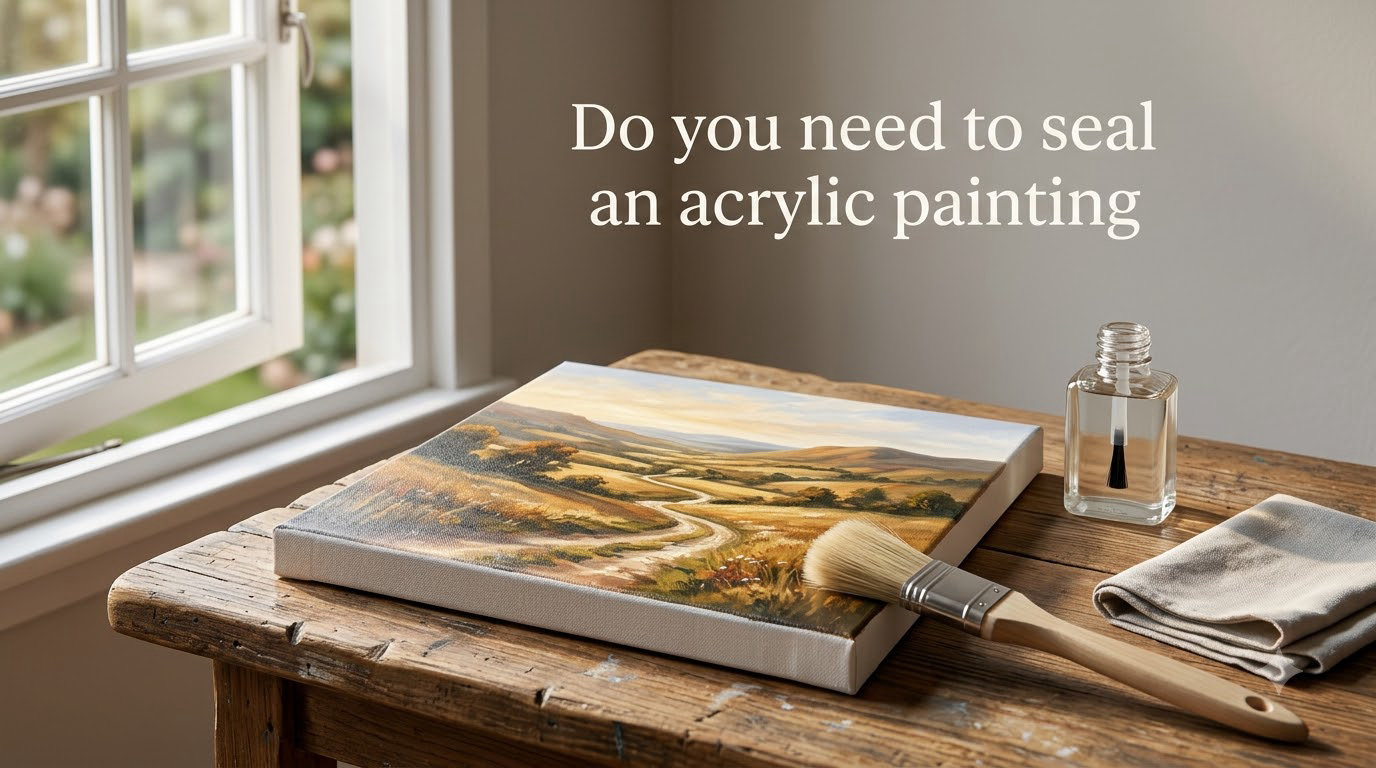 Do you need to seal an acrylic painting