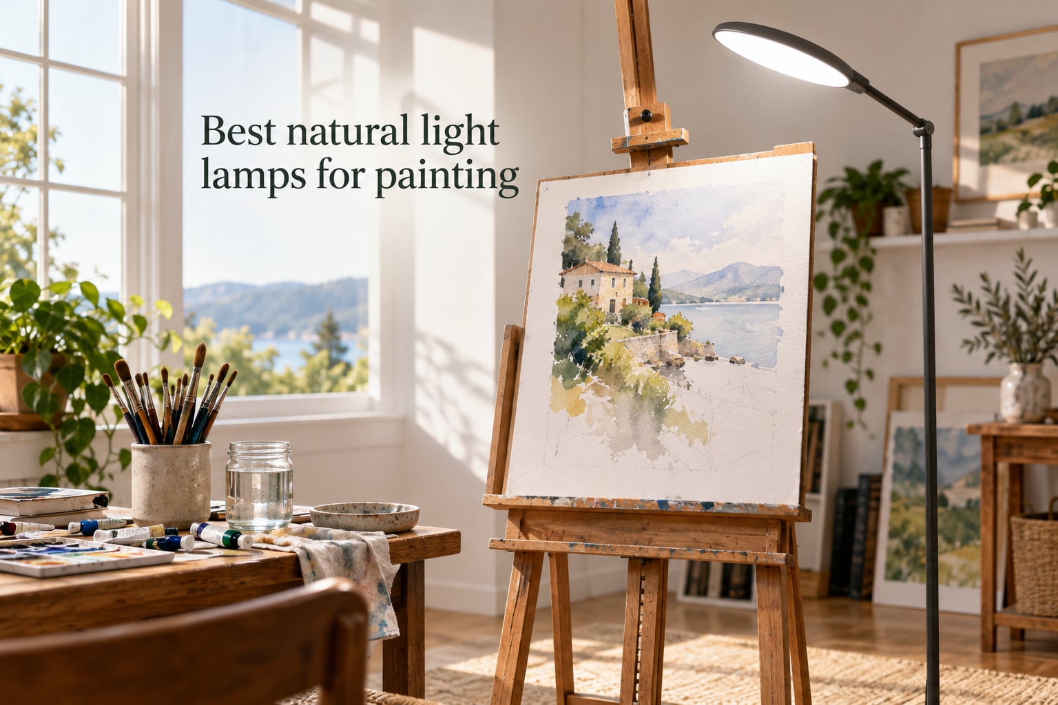 Best natural light lamps for painting
