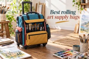 Best rolling art supply bags
